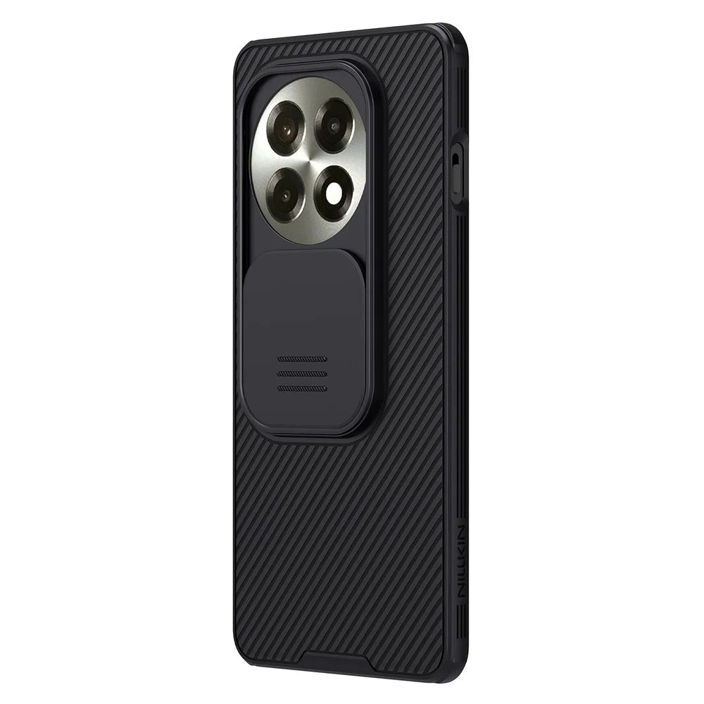 NILLKIN Camshield Pro Series for OnePlus Ace 5 5G  /  Ace 5 Pro 5G  /  13R 5G Case PC + TPU Slide Camera Lid Phone Cover - Black - 1