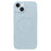 For iPhone 15 Case Compatible with MagSafe Liquid Silicone Phone Cover with Tempered Glass Lens Protector - Baby Blue - 1