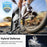 For Samsung Galaxy S24 Ultra Shockproof Case TPU PC Rotating Kickstand Clear Phone Cover - 3