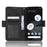 Anti-drop Cell Phone Cover For Google Pixel 7 Pro 5G, Multiple Card Slots PU Leather Wallet Case Dual Magnetic Clasp Phone Shell with Stand - Black - 2