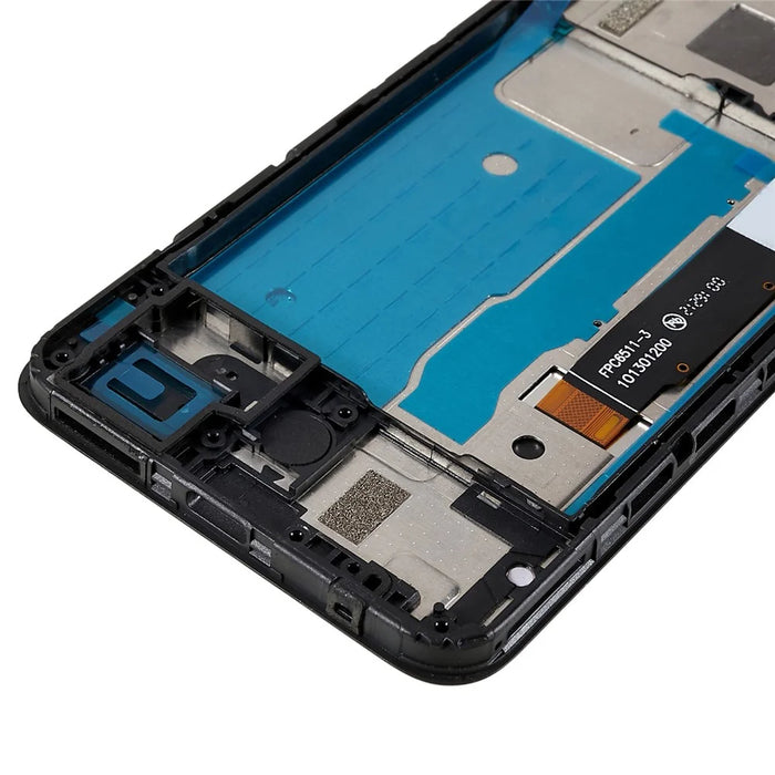 For TCL 20 R 5G Grade C LCD Screen and Digitizer Assembly + Frame Part (Without Logo) - 6