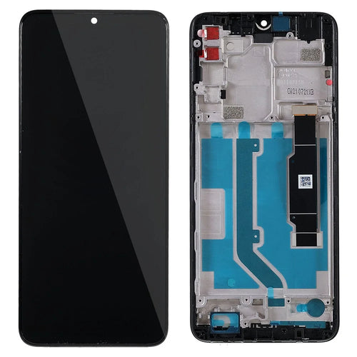 For TCL 20 SE T671H Grade C LCD Screen and Digitizer Assembly + Frame Part (Without Logo) - 1