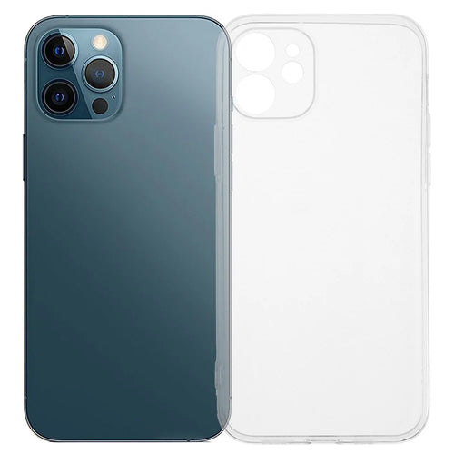 For iPhone 12 Pro 6.1 inch TPU Phone Case 1.2mm Ultra Thin Crystal Clear Cover - 1