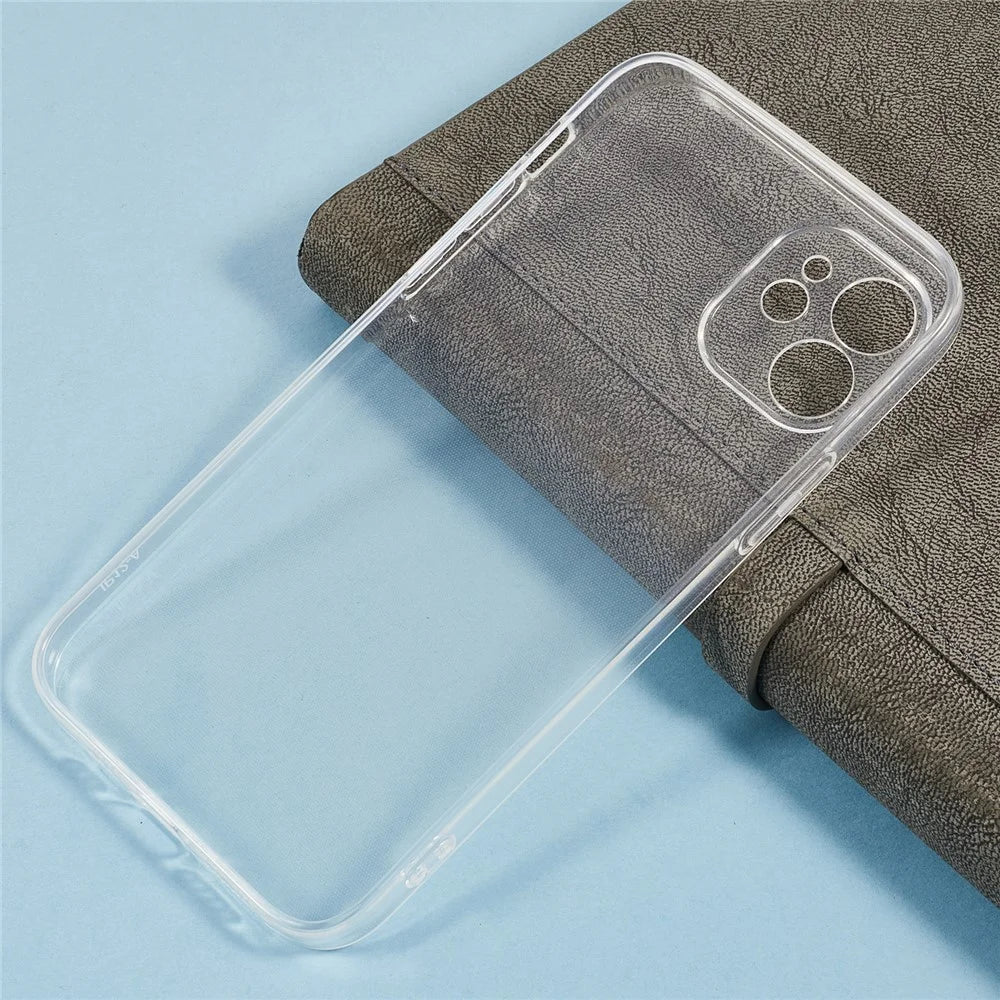 For iPhone 12 Pro 6.1 inch TPU Phone Case 1.2mm Ultra Thin Crystal Clear Cover - 4