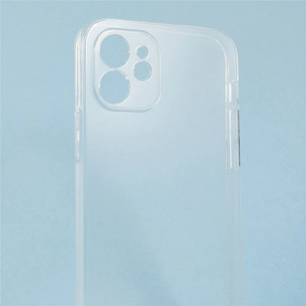 For iPhone 12 Pro 6.1 inch TPU Phone Case 1.2mm Ultra Thin Crystal Clear Cover - 5