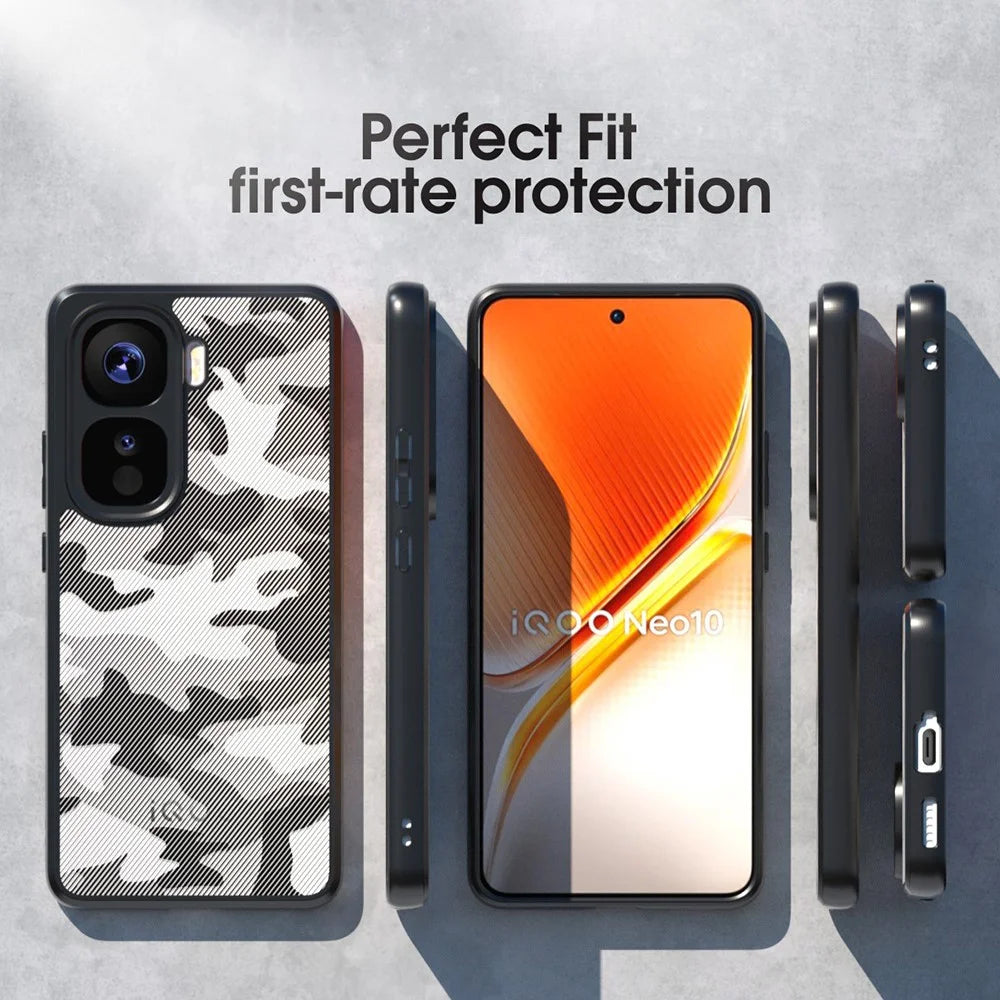 IBMRS For vivo iQOO Neo10 5G / Neo10 Pro 5G Case TPU + PC Heavy Duty Shockproof Phone Cover - Artistic Camouflage - 7