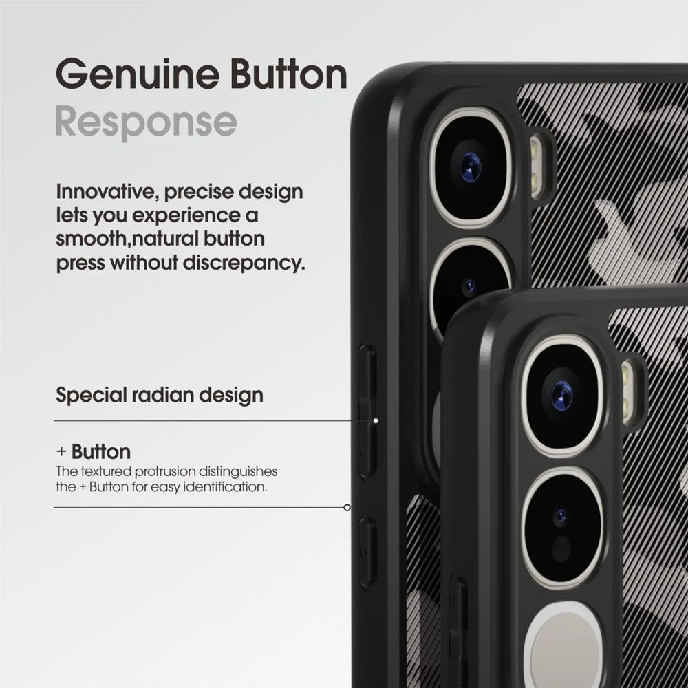 IBMRS For vivo Y300 5G / V40 Lite 5G Case TPU + PC Heavy Duty Shockproof Phone Cover - Artistic Camouflage - 3