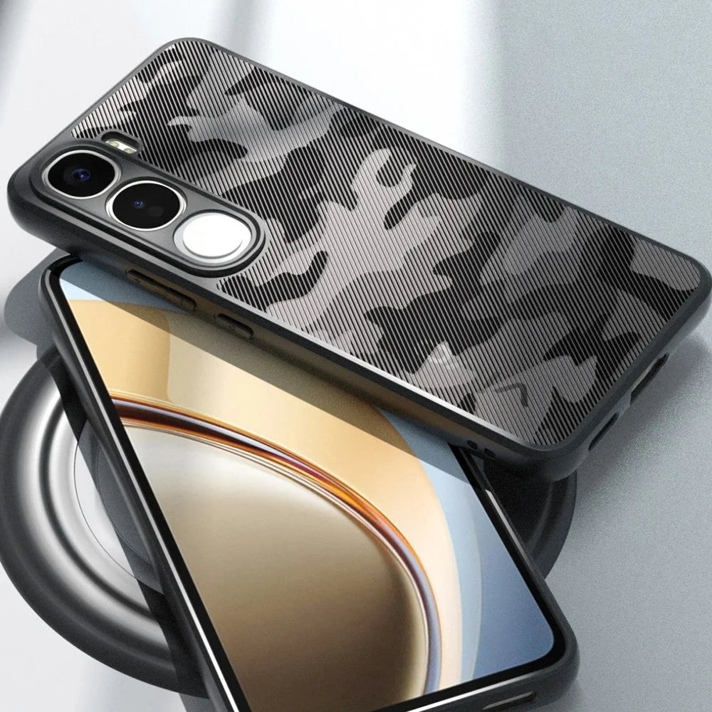 IBMRS For vivo Y300 5G / V40 Lite 5G Case TPU + PC Heavy Duty Shockproof Phone Cover - Artistic Camouflage - 5