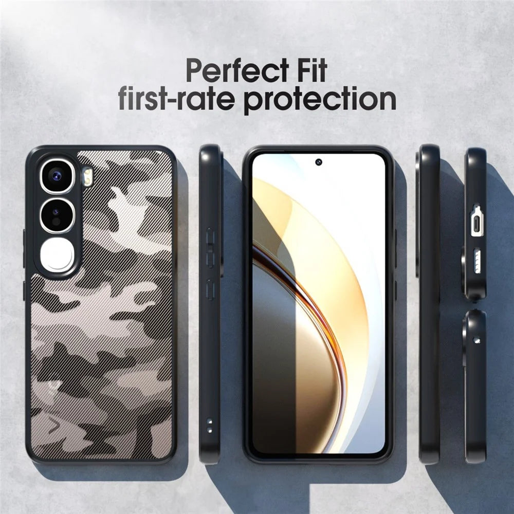 IBMRS For vivo Y300 5G / V40 Lite 5G Case TPU + PC Heavy Duty Shockproof Phone Cover - Artistic Camouflage - 6