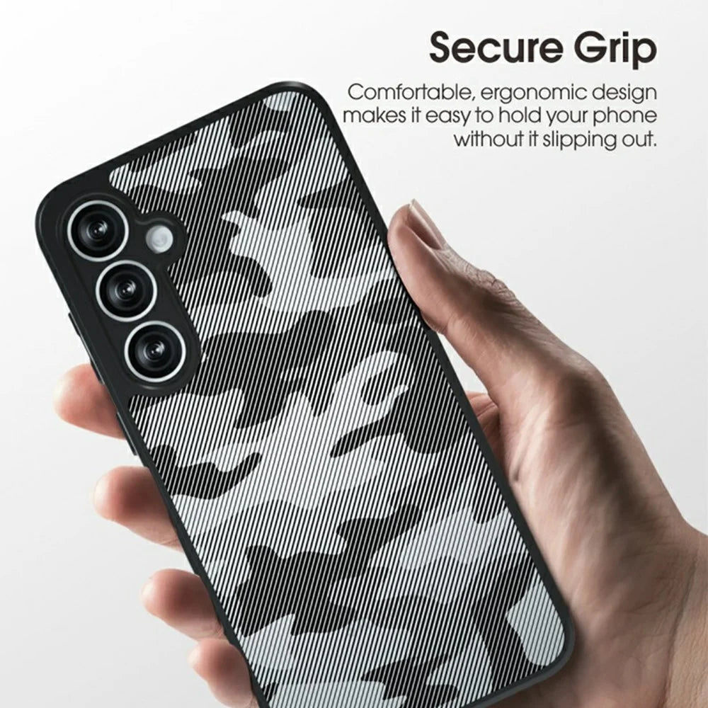 IBMRS For Samsung Galaxy A36 5G Case TPU + PC Heavy Duty Shockproof Phone Cover Camera Protection - Artistic Camouflage - 5