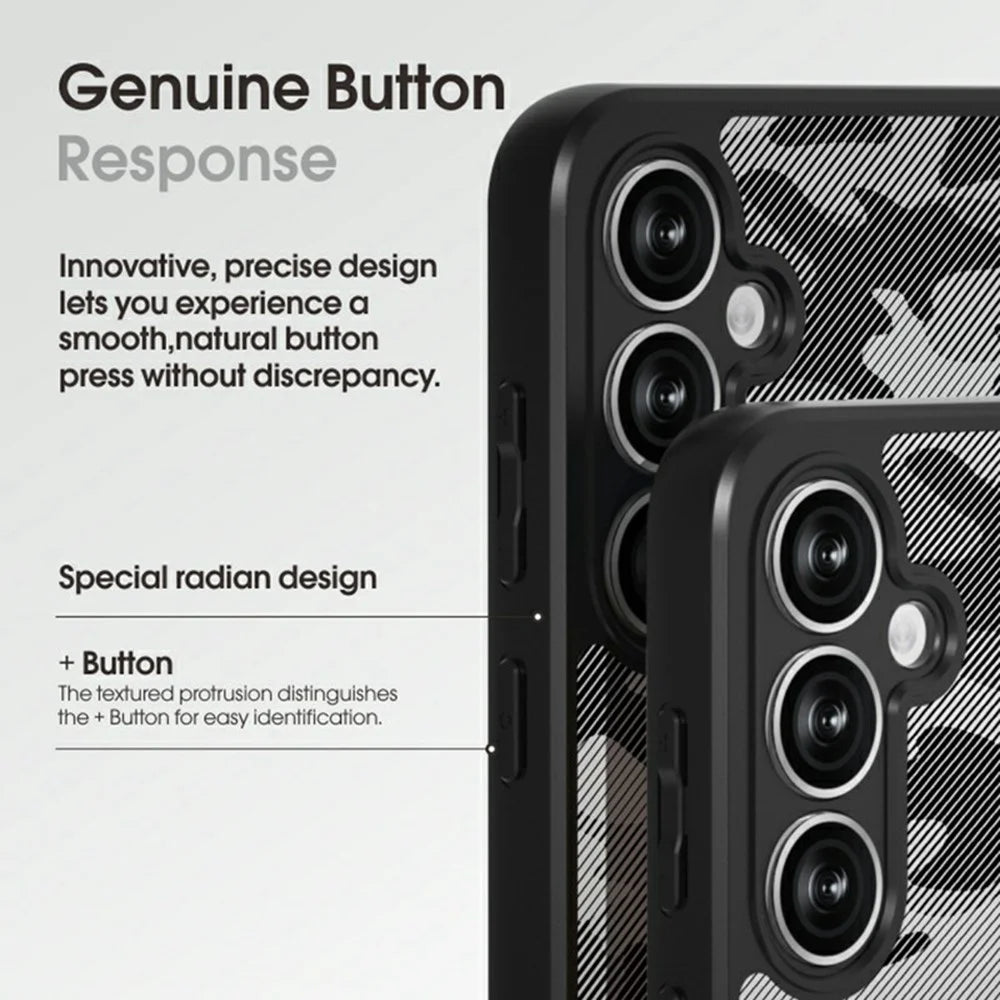 IBMRS For Samsung Galaxy A36 5G Case TPU + PC Heavy Duty Shockproof Phone Cover Camera Protection - Artistic Camouflage - 6