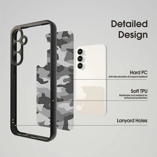 IBMRS For Samsung Galaxy A56 5G Case TPU + PC Heavy Duty Shockproof Phone Cover Camera Protection - Artistic Camouflage - 2