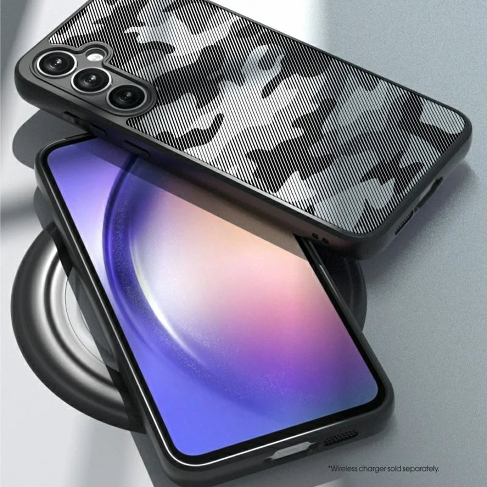 IBMRS For Samsung Galaxy A56 5G Case TPU + PC Heavy Duty Shockproof Phone Cover Camera Protection - Artistic Camouflage - 3