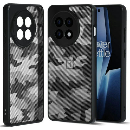IBMRS Phone Case For OnePlus Ace 5 5G / Ace 5 Pro 5G / 13R 5G TPU + PC Heavy Duty Shockproof Cover Camera Protection - Artistic Camouflage - 1