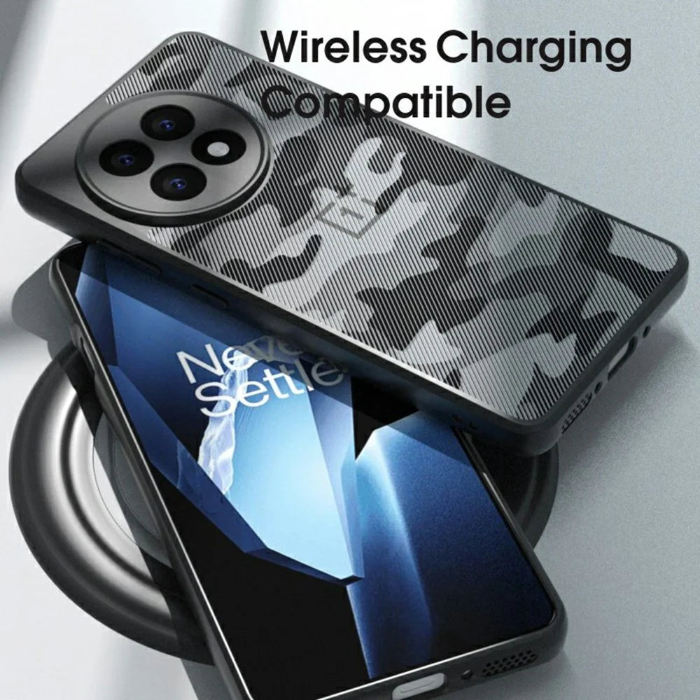 IBMRS Phone Case For OnePlus Ace 5 5G / Ace 5 Pro 5G / 13R 5G TPU + PC Heavy Duty Shockproof Cover Camera Protection - Artistic Camouflage - 3