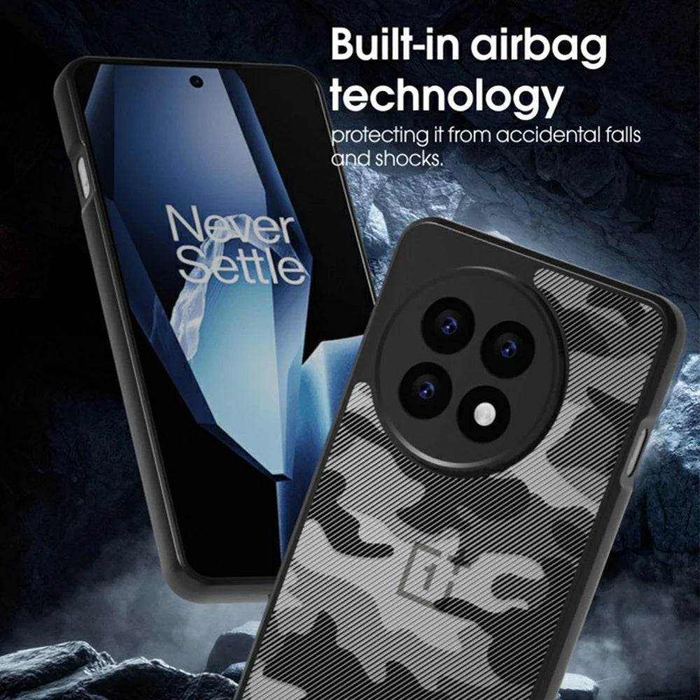 IBMRS Phone Case For OnePlus Ace 5 5G / Ace 5 Pro 5G / 13R 5G TPU + PC Heavy Duty Shockproof Cover Camera Protection - Artistic Camouflage - 4