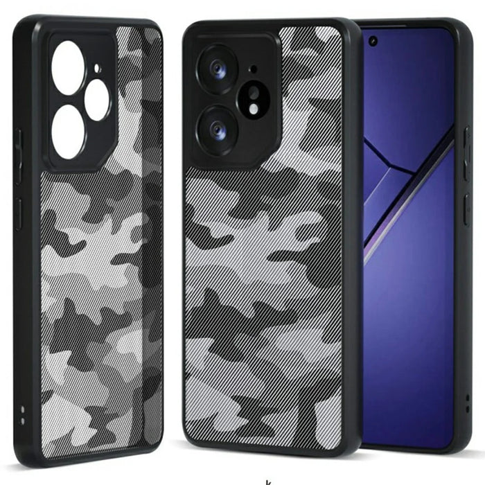 IBMRS For Realme Neo7 5G Case TPU + PC Heavy Duty Shockproof Phone Cover - Artistic Camouflage - 1