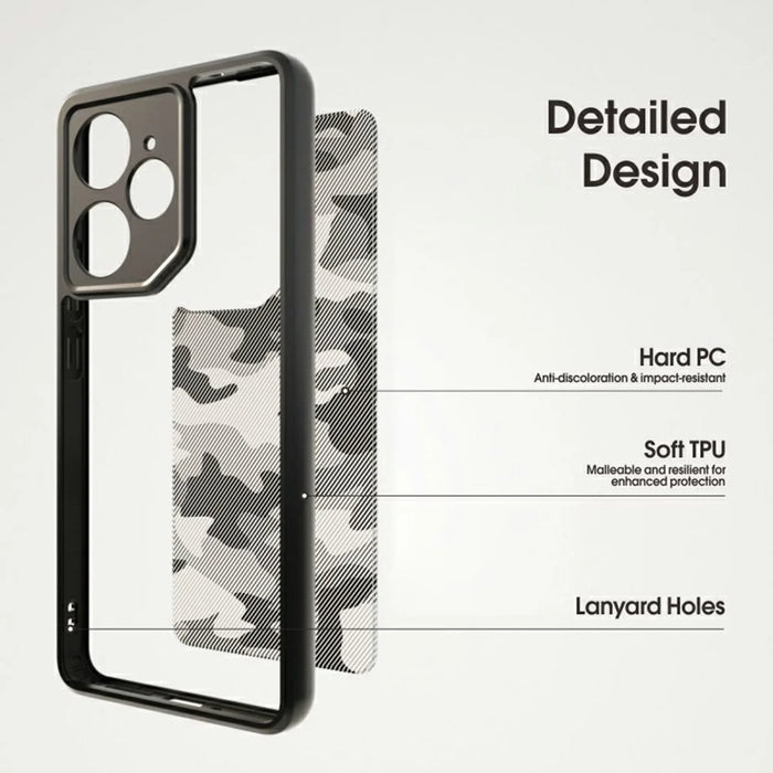 IBMRS For Realme Neo7 5G Case TPU + PC Heavy Duty Shockproof Phone Cover - Artistic Camouflage - 2