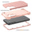 L-Style For Samsung Galaxy A56 5G  /  A36 5G Case Shockproof PC + TPU Phone Back Cover - Pink - 3