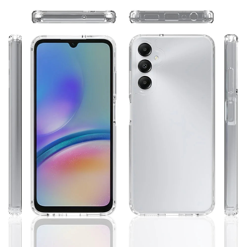 For Samsung Galaxy M14 4G Clear Phone Case TPU + Acrylic Shockproof Phone Back Cover - 6