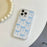For iPhone 16 Pro Max Case Compatible with MagSafe Bowknot Pattern PC + TPU Phone Back Cover - Blue - 2