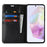 For Samsung Galaxy A56 5G  /  A36 5G Case Crazy Horse Texture Split Leather Wallet Phone Cover - Black - 2