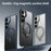 For Samsung Galaxy S25+ Phone Magnetic Case Kickstand Matte Back Cover - Black - 2