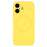 For iPhone 16 Plus Case Compatible with MagSafe Liquid Silicone Phone Cover with Tempered Glass Lens Protector - Yellow - 3