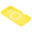 For iPhone 16 Plus Case Compatible with MagSafe Liquid Silicone Phone Cover with Tempered Glass Lens Protector - Yellow - 4