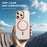 For iPhone 12 / 12 Pro Clear Phone Case with Lens Kickstand Cover Compatible with MagSafe - Orange - 7
