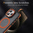 For iPhone 13 Pro Case with Lens Kickstand Matte Phone Back Cover Compatible with MagSafe - Orange - 4