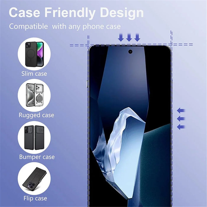 For OnePlus 13R 5G Clear TPU Anti-Scratch Phone Case + 2.5D Arc Edge Screen Protector - 7