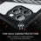 For iPhone 13 Pro Case Folding Kickstand PC + TPU Anti Drop Phone Cover - Transparent Black - 5