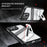 For iPhone 13 Pro Max Case Folding Kickstand PC + TPU Anti Drop Phone Cover - Transparent Black - 2