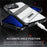For iPhone 13 Pro Max Case Folding Kickstand PC + TPU Anti Drop Phone Cover - Transparent Black - 5