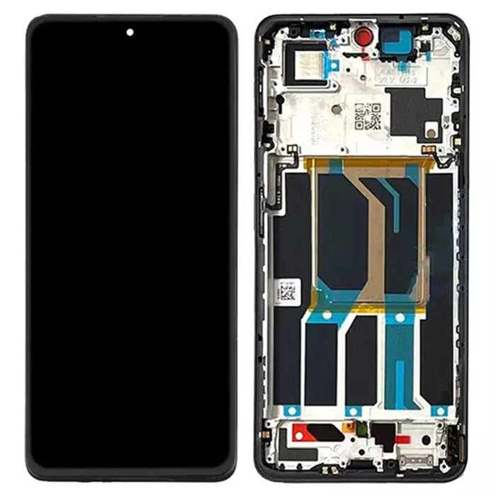 For OnePlus Nord 3 5G CPH2491, CPH2493 Grade S AMOLED Screen and Digitizer Assembly + Frame (Without Logo) - Grey - 1