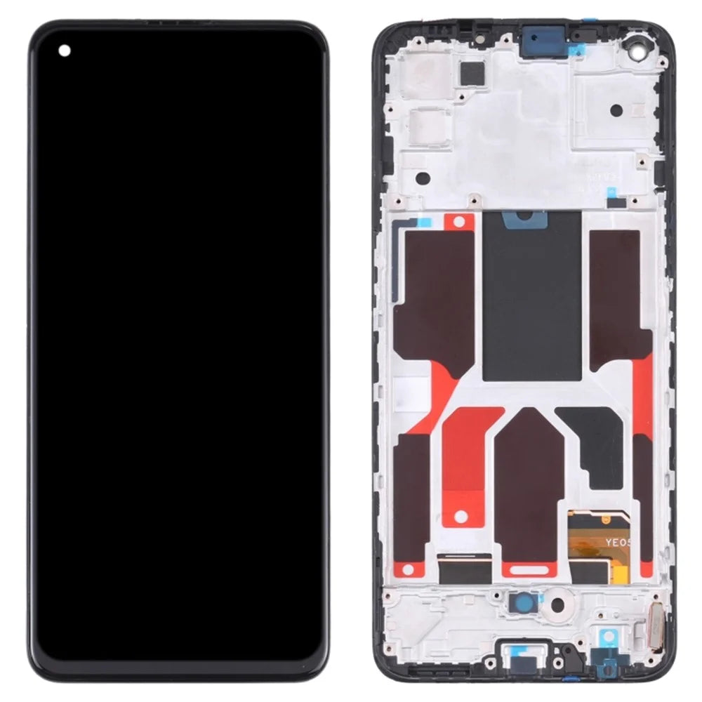 For OnePlus Nord CE 5G EB2101, EB2103 OEM Grade S LCD Screen and Digitizer Assembly + Frame (Without Logo) - 1