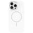 For iPhone 16 Pro Max Case Compatible with MagSafe TPU + PC Scratch Resistant Phone Back Cover with Metal Accents - Beige - 1