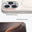 For iPhone 16 Pro Max Case Compatible with MagSafe TPU + PC Scratch Resistant Phone Back Cover with Metal Accents - Beige - 6