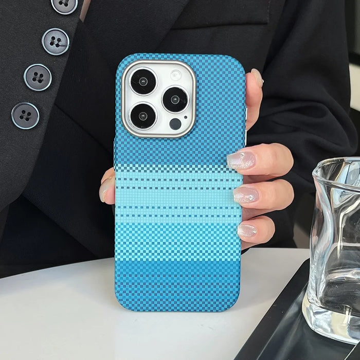 For iPhone 16 Pro Max Case Compatible with MagSafe PC Phone Back Cover with Metal Buttons - Moon Green - 2