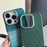 For iPhone 16 Pro Max Case Compatible with MagSafe PC Phone Back Cover with Metal Buttons - Moon Green - 4