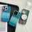 For iPhone 16 Pro Max Case Compatible with MagSafe PC Phone Back Cover with Metal Buttons - Moon Green - 5