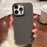 For iPhone 16 Pro Max Case Compatible with MagSafe PC + TPU Phone Back Cover Carbon Fiber Texture - Grey - 2
