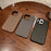 For iPhone 16 Pro Max Case Compatible with MagSafe PC + TPU Phone Back Cover Carbon Fiber Texture - Grey - 7