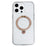 For iPhone 16 Pro Max Case Compatible with MagSafe TPU + PC Kickstand Clear Phone Cover - Gold - 1