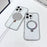 For iPhone 16 Pro Max Case Compatible with MagSafe TPU + PC Kickstand Clear Phone Cover - Gold - 4