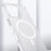For iPhone 16 Pro Max Magnetic Case Corrugated Design Clear Hard PC Phone Cover - Transparent - 3