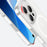 For iPhone 16 Pro Max Magnetic Case Corrugated Design Clear Hard PC Phone Cover - Transparent - 4