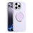 Bulk Purchasing For iPhone 16 Pro Max Magnetic Case Large Cutouts Kickstand Liquid Silicone Phone Cover - Purple - 1