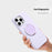 Bulk Purchasing For iPhone 16 Pro Max Magnetic Case Large Cutouts Kickstand Liquid Silicone Phone Cover - Purple - 6